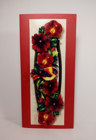 Rich Red Flowers Bumper Kit by Linda Garnett