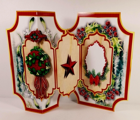Shaped Z fold Christmas - 17 by Linda Garnett
