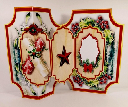 Shaped Z fold Christmas - 18 by Linda Garnett