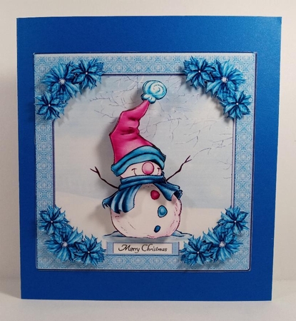 A Cheerful Snowman by Linda Garnett