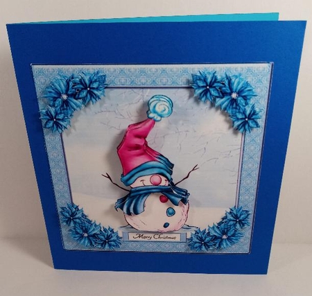 A Cheerful Snowman by Linda Garnett