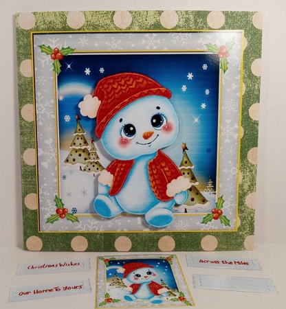 Gorgeous Little Snowman  by Linda Garnett