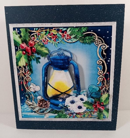 7x7 Mini Kit, Beautiful Christmas Blue by Linda Garnett