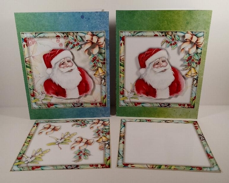 Watercolour Christmas - Santa   by Linda Garnett