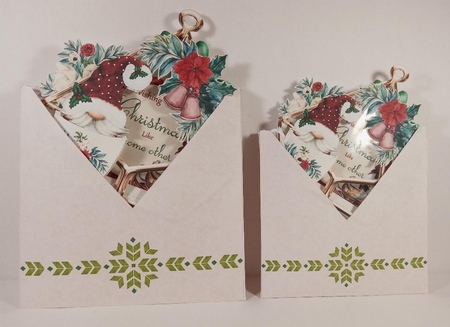 Gnome Other Christmas 2 3d Terrarium Cards & Envelopes Kit by Linda Garnett