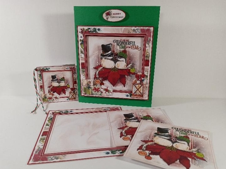My Chickadee 04 Christmas Mini Page Kit by Linda Garnett