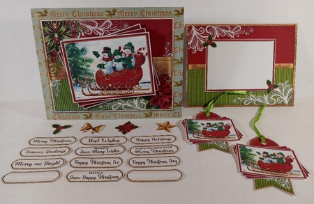 The Snow Bunch 5X7 MiniKit-6 by Linda Garnett