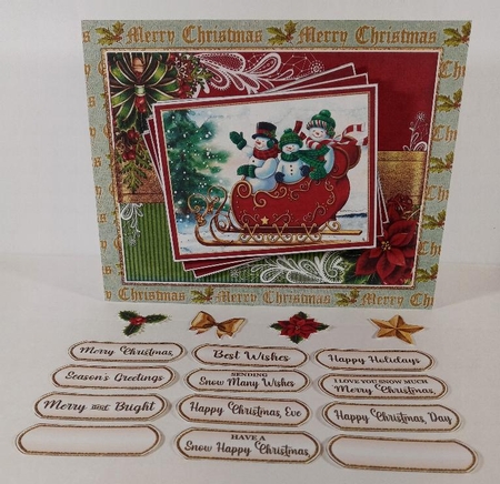 The Snow Bunch 5X7 MiniKit-6 by Linda Garnett