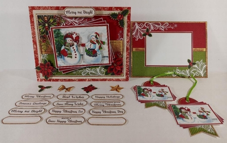 The Snow Bunch 5X7 MiniKit-7 by Linda Garnett