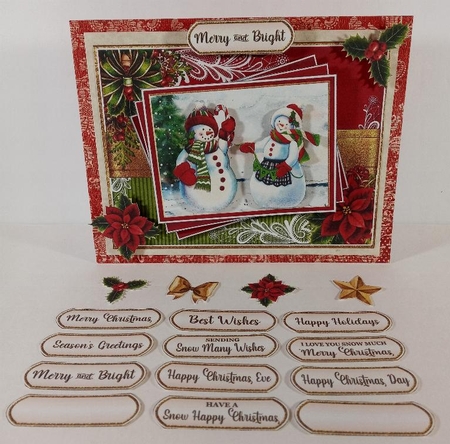 The Snow Bunch 5X7 MiniKit-7 by Linda Garnett