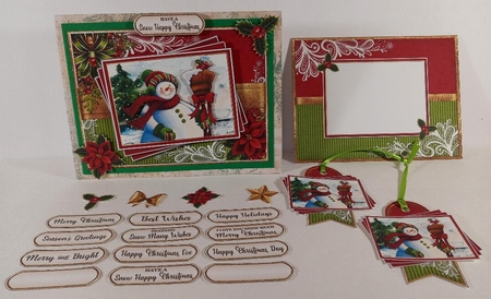 The Snow Bunch 5X7 MiniKit-8 by Linda Garnett