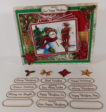 The Snow Bunch 5X7 MiniKit-8 by Linda Garnett