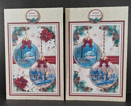 Village Church Christmas Bauble Collection by Linda Garnett