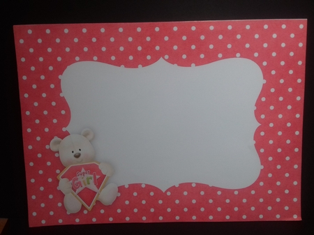 Super Girl Bracket Shaped Card Kit by Linda Greedy