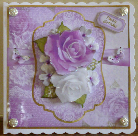 Rose Vignette 13 by LINDA HAMMOND