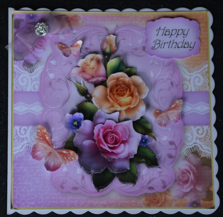 Flowers and Butterflies Mini Kit 5 by LINDA HAMMOND