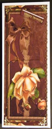Orange Rose Dl by LINDA HAMMOND