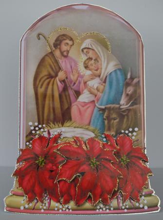 Christmas Nativity Globe by LINDA HAMMOND