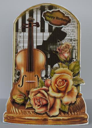 Music Male Globe by LINDA HAMMOND