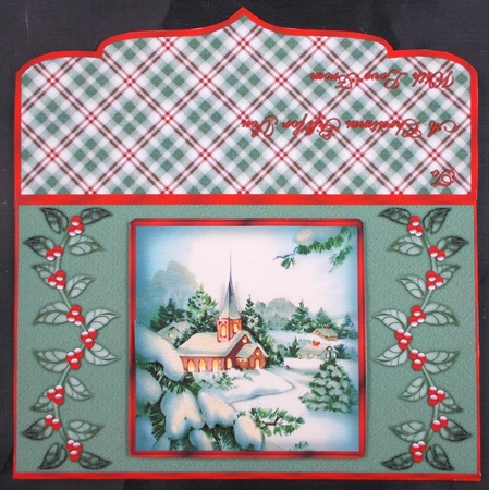 Whimsical Christmas Eve - Christmas Money Gift Envelope by Linda Short