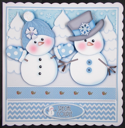Snow Couple Mini Kit by Linda Short