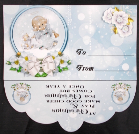 Christmas Angel  Money Wallet or Gift Card Holder by Linda Short