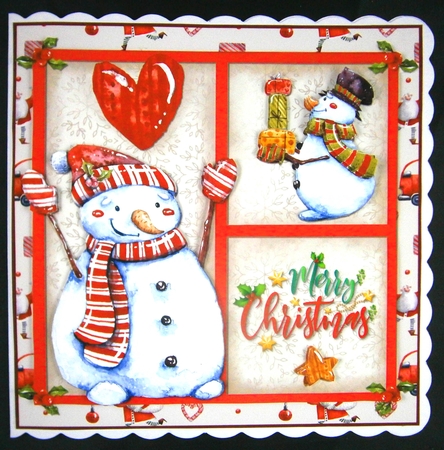 Silly Snowman Quick Card 6 by Linda Short
