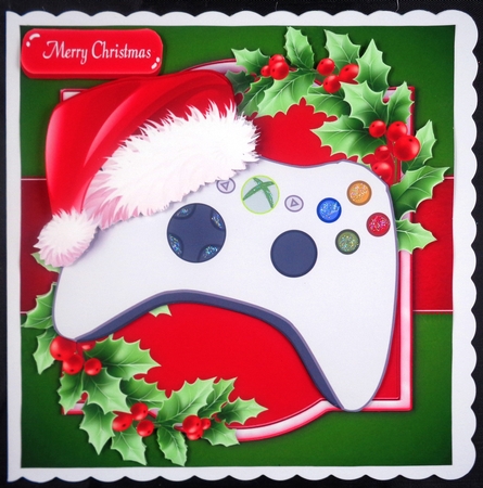 Festive White x Box Controller 8x8 by Linda Short