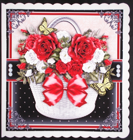 Birthday Basket10 Mini Card Kit by Linda Short