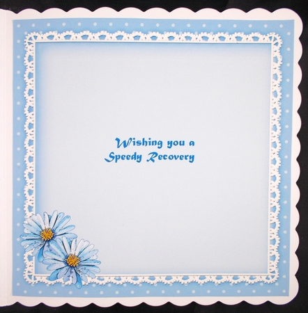 A Touch of Elegance Flowers, Pearls and Lace 8x8 matching insert by Linda Short