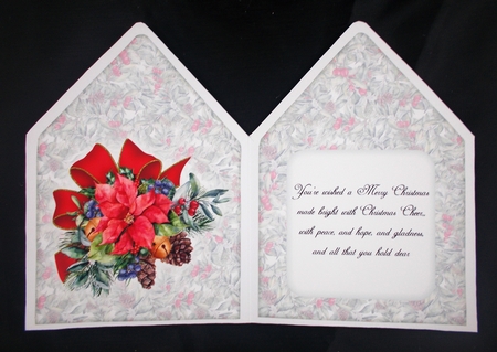 Poinsettia Envelope Mini KIt by Linda Short