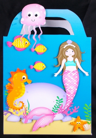 Little mermaid gift bag 2 by Linda Short