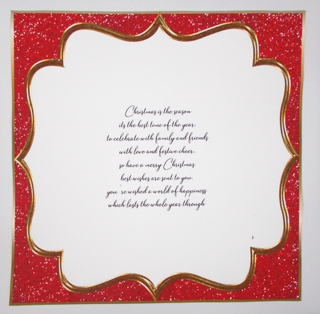 Christmas Insert With Verse by Linda Short