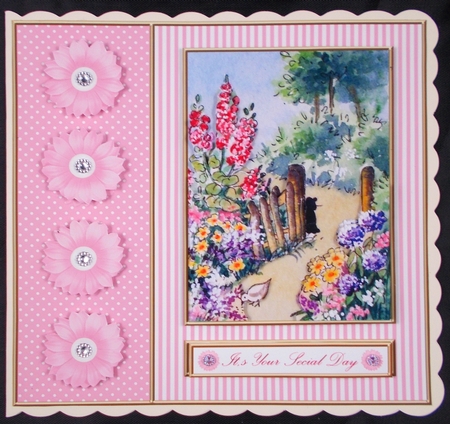 Its Your Special Day Flower Topper (Card Two) by Linda Short