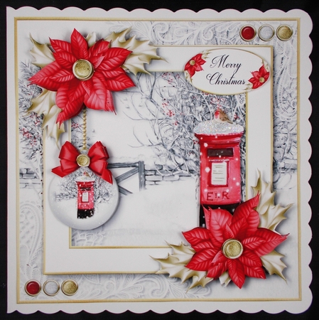 Framed a Touch of Red Christmas Bumper Kit by Linda Short