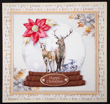 Winter Animals Snowglobe 2 by Linda Short