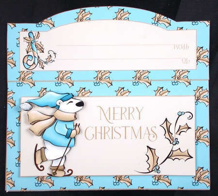 Polar Bear Christmas Money Envelope by Linda Short