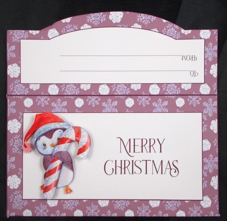 Penguin Christmas Money Envelope by Linda Short
