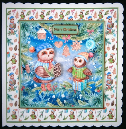 Christmas Animals - Set One - Ten A4 Backing Papers by Linda Short