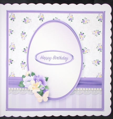 Pretty Posy - Decoupage Card Mini Kit by Linda Short