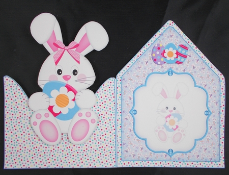 Hoppityeaster envelope card 1 by Linda Short