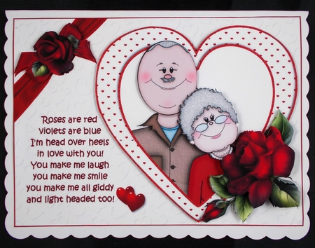 love is ageless decoupage by Linda Short