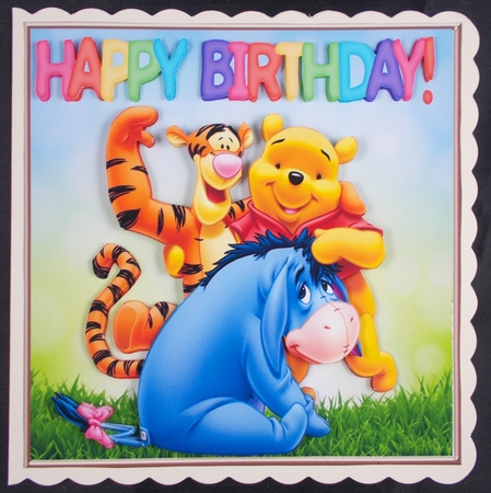 Fun on your birthday with pooh and friends 7x7 by Linda Short