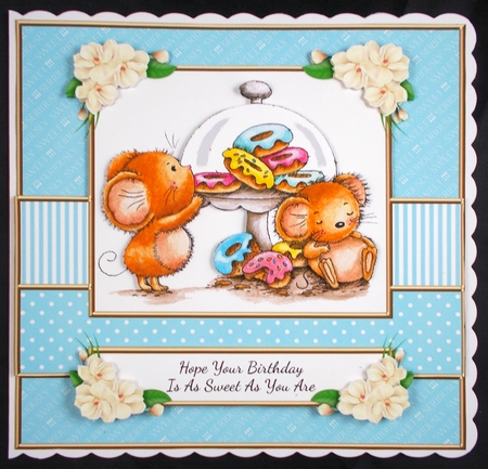 Hope Your Birthday Is As Sweet As You Are (Blue) by Linda Short