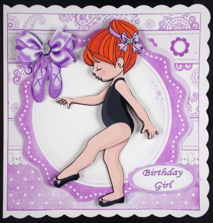 7x7 The young ballet dancer 3 mini kit by Linda Short
