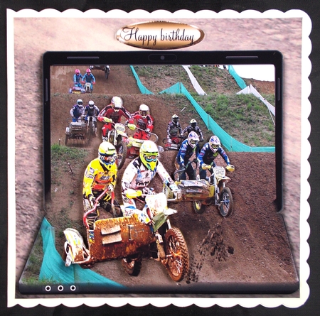 motocross and sidecar by Linda Short