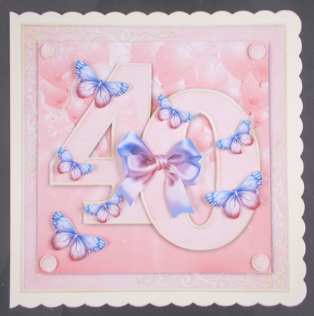 Pretty Pink 40th Birthday by Linda Short