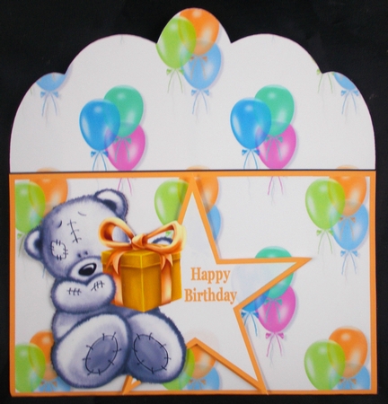 Birthday Bear Greetings Money Wallets - Mini Kit by Linda Short