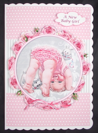 HELLO BABY CARD FRONTS W. BACK AND INSERTS by Linda Short