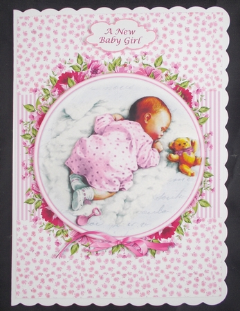 HELLO BABY CARD FRONTS W. BACK AND INSERTS by Linda Short